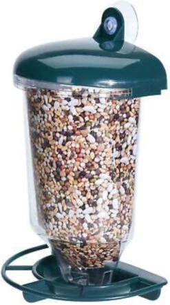 Pro Garden 1x Tuinvogels Hangende Voeder Silo Voor Aan Het Raam 15 X 10 X 19 Cm – Winter Vogelvoer Huisjes