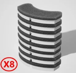 AQIOS Filters Drinkfontein – 8 Stuks – Koolstoffilter – Navulling