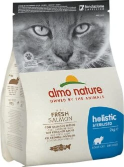 Almo Nature Holistic Droogvoer Voor Gesteriliseerde Katten – Zalm 2kg