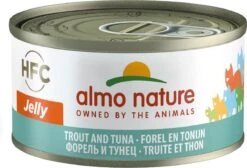 Almo Nature Natvoer Voor Katten – HFC Jelly – 24 X 70g – Forel & Tonijn – 24 X 70 Gram