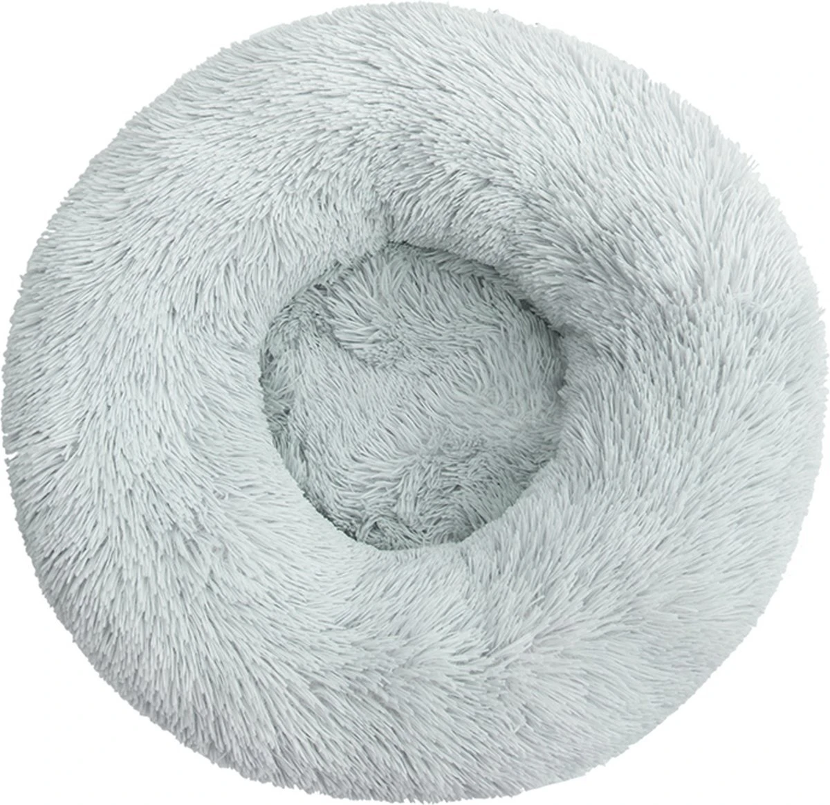 BEESSIES® Donut Hondenmand/hondenkussen 100 Cm – Wasbare Hoes – Lichtgrijs – Hond Kussen Mand