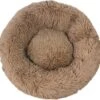 BEESSIES® Donut Hondenmand/kattenmand 40 Cm – Wasbare Hoes – Lichtbruin – Hond Kussen Mand
