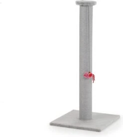 Beeztees Figo – Krabpaal – Grijs – XL – 40x40x90 Cm