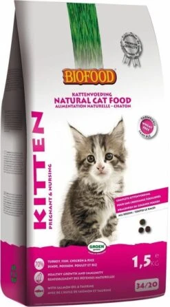 Biofood Kitten – Kat – Droogvoer – 1,5 Kg