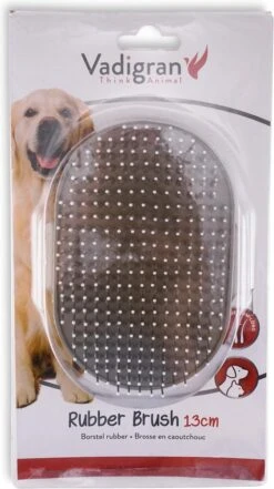 Borstel Rubber Met Ijzeren Pinnen 13cm