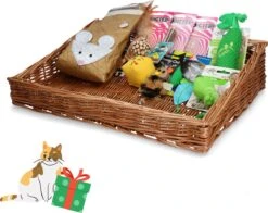 Cadeaupakket Kat – Catnip Box – Voordeelpakket Met Kattenspeelgoed En Kattensnacks Met Kattenkruid – 10-delig Verassingspakket Voor Katten – Bevat O.a. Petsport En AFP