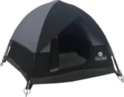 Cat Camp Kattentent – Kattenmand – Indoor En Outdoor Kattenmandje Met Wasbare Binnenvoering – Zwart