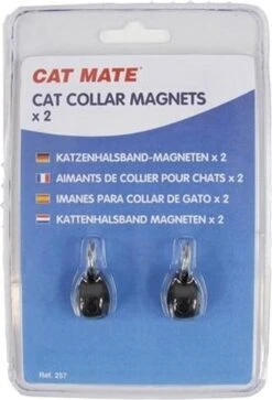Catmate Magneethangers Voor Kattenluik – Zwart