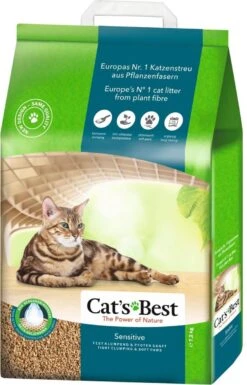 Cat’s Best Sensitive – Kattenbakvulling – 20 L