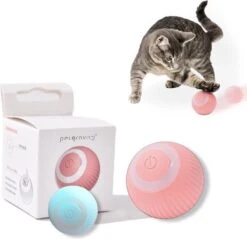 Ceka – Automatisch Katten Honden Speeltje | Zelf Rollende Mini Bal | Interactief & Intelligentie | Elektrisch Katten Speelgoed | Slimme Katten Speeltje – Interactieve Zelf Rollende Bal Voor Katten – Kattenspeeltjes – USB Oplaadbaar- Turquoise