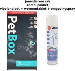 Emax Combi Pakket Vlooien/teken/wormen/omgeving Kat 1-2 Kg