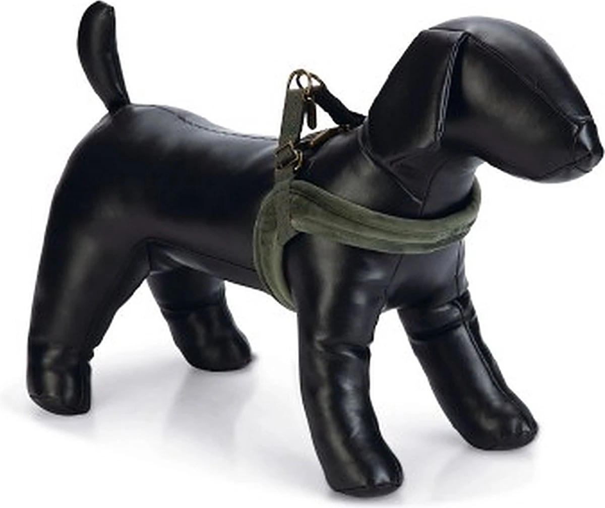 Beeztees Designed By Lotte Velura – Hondentuig – Kleur: Groen – Maat M – Omvang 58 Cm
