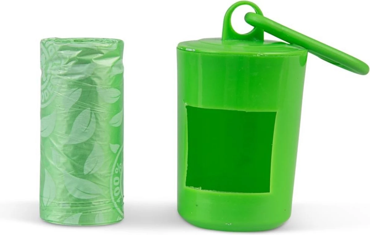 Dierenbenodigdheden Vadigran Poepzakhouder Ton Groen + 1 Rol (15)