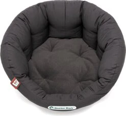 Doctor Bark Hondenmand Rond Grijs – Medium