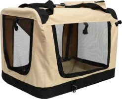 Dogs&Co Reisbench Compleet Beige 71x55x50 Cm Maat L