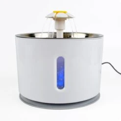 Drinkfontein – Katten En Honden – 2,4 L – Dieren Drinkbakken – Met Filters – Wit