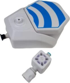 Drinkfontein Voor Huisdieren ALFIE – Blauw / Wit – Kunststof – 25 X 22 X 8,7 Cm