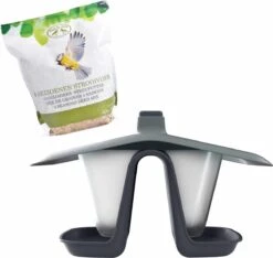 Dubbele Vogel Voedersilo 28 Cm Inclusief 2,5 Kg Vogel Strooivoer – Vogelvoer Voerderhuisje – Vogels Bijvoeren In De Winter