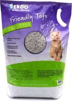 Ekoo Kattenbakvulling Friendly Tofu Actieve Kool 6 Liter