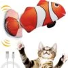 Elektrisch Kattenspeeltje – Kattenspeeltje – Dansende En Bewegende Vis Speelgoed – Catnip Vis – USB Oplaadbaar – Vis Voor Katten Om Mee Te Spelen – Wasbaar –