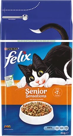 Felix Droog Senior Sensations – Katten Droogvoer – 4kg