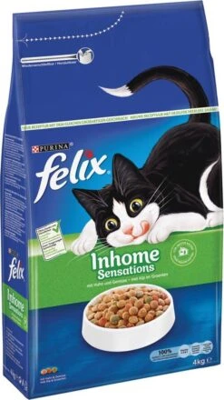 Felix Inhome Sensations – Katten Droogvoer Kip, Granen & Tuingroenten – 4kg