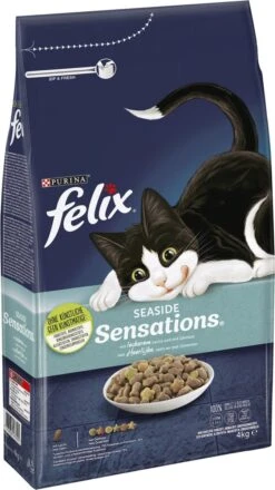 Felix Seaside Sensations – Katten Droogvoer – Zalm, Koolvis &groenten – 4kg