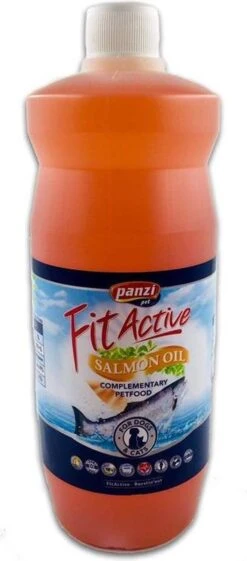 Fit Active – Zalmolie Voor Hond – Supplement – Zalmolie 1000ml