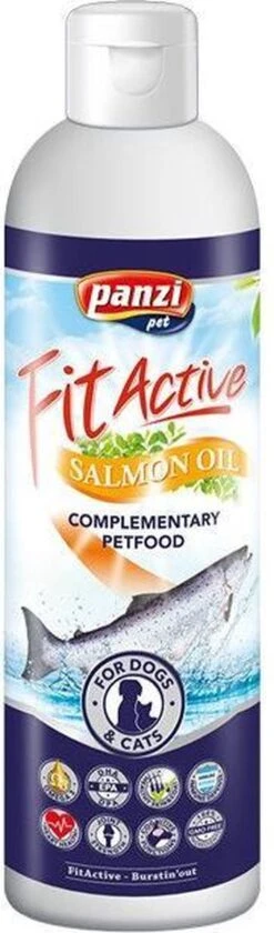 Fit Active – Zalmolie Voor Hond – Supplement – Zalmolie 250ml