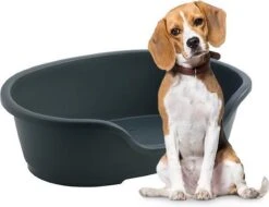 Flamingo – Hondenmand Domus – Zwart – 80/92 Cm