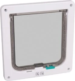 Flamingo – Kattenluik 2-way – Wit – 192 X 200 Mm