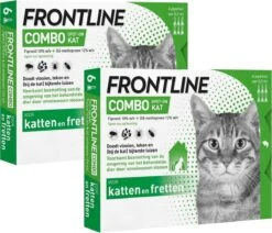 Frontline Combo Spot On Kat – Anti Vlooien En Tekenmiddel – 2 X 6 Pip
