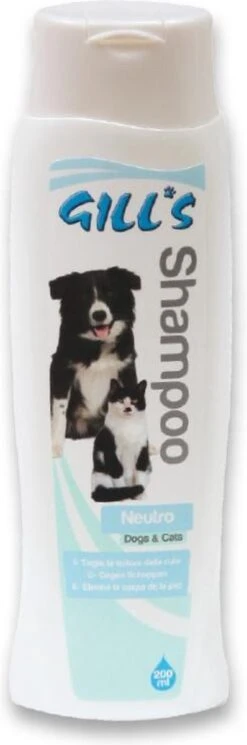 Gill’s Neutral Anti Hoofdroos Shampoo Voor Honden En Katten 200 Ml