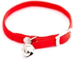 MARTIN SELLIER Halsband Kat Elastisch Nylon Rood (30X1 CM)