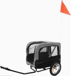 Hondenfietskar Doggy Liner Romero Zwart/Grijs – Zwart – 60 X 43 X 51 Cm