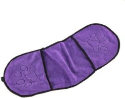 Hondenhanddoek – Hondendeken – Absorberend – Microvezel – 65*23CM – Paars