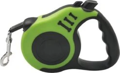 Hondenriem – 5 Meter – Automatisch Intrekbaar – Halsband – Nylon – Groen