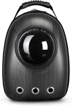 Huisdier Rugtas – Backpack Pet – Kattenrugzak – Draagtas – Reismand – Vervoersbox Zwart