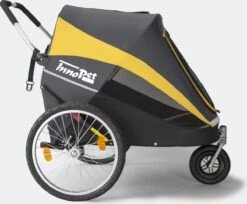 InnoPet Hercules 2.0 – Hondenfietskar – Incl. Trekstang En Regenhoes – 100x78x96cm