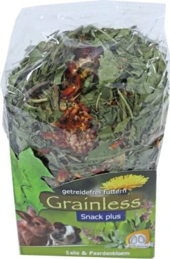 JR Farm Knaagdieren Snack – Graanvrij Plus Salie & Paardenbloem – 100 Gram