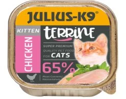 Julius K9 – Kattenvoer – Pate – Natvoer – Kitten – Chicken – 10 X 100g