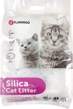 Flamingo Kattenbakvulling Silica 17L