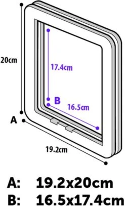 Kattenluik 4-way Met Tunnel Wit – Wit – 192 X 200 Mm