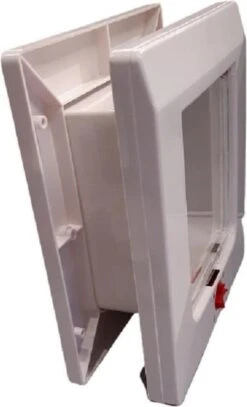 Kattenluik, Spectra Pet. Met 4 Standen En Tunnel. Wit