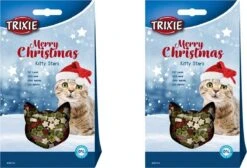 Trixie Kerstsnoepjes – Kerst – Snacks – Koekjes Voor De Kat 140 Gr Per 2 Zakjes