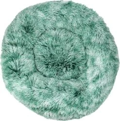 MAND! Donut Hondenmand/hondenkussen 80 Cm – Groen Wit – Hond Kussen Mand