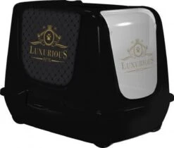 Moderna Luxurious Kattenbak – Zwart – 57 X 42 X 45 Cm