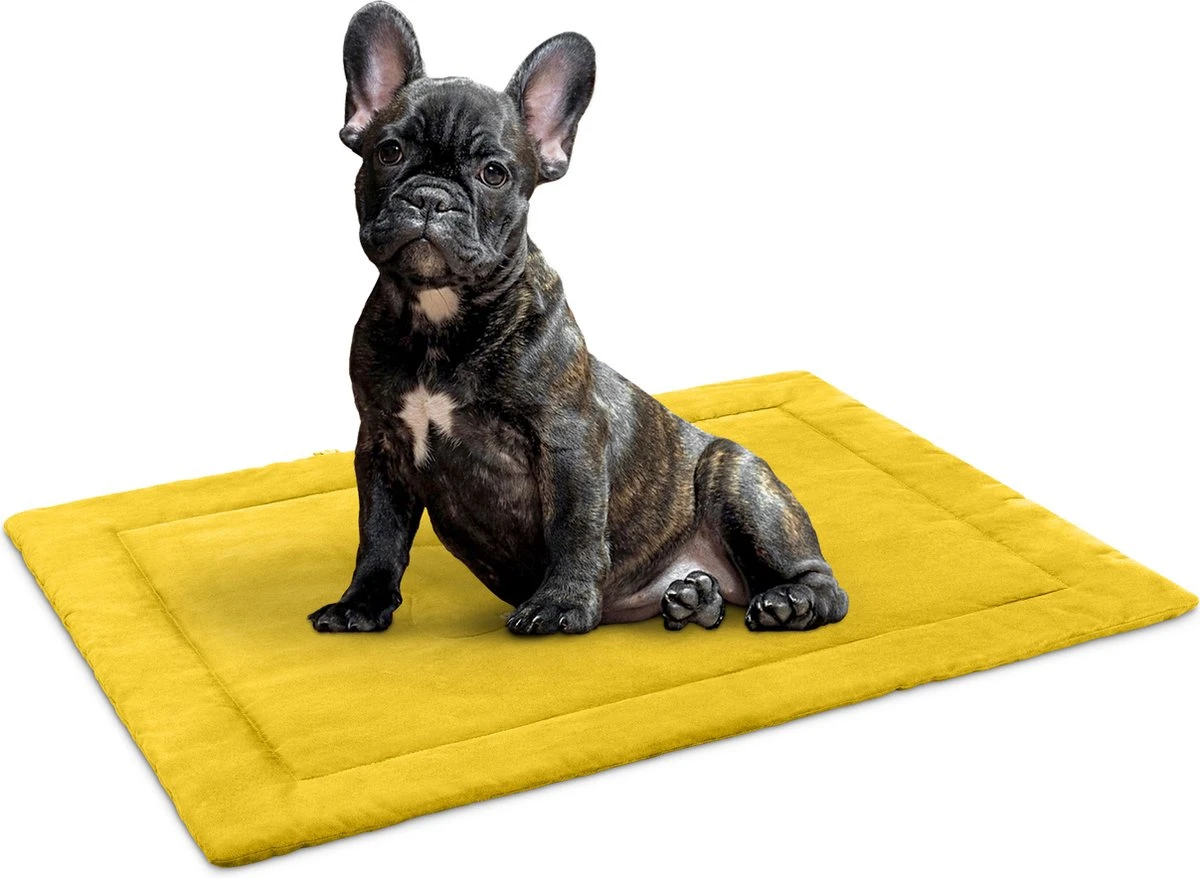 Navaris Draagbaar Hondenkussen Voor Onderweg – Opvouwbaar Hondenbed 86,5 X 65 Cm – Mand Voor Honden En Katten – Reismat Voor Huisdieren