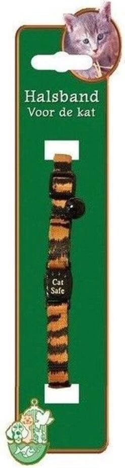 Nylon Halsband Tijgerprint