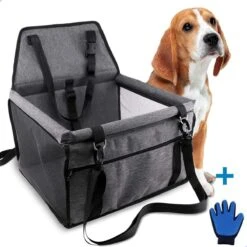 Opvouwbare Honden Autostoel – Donkergrijs